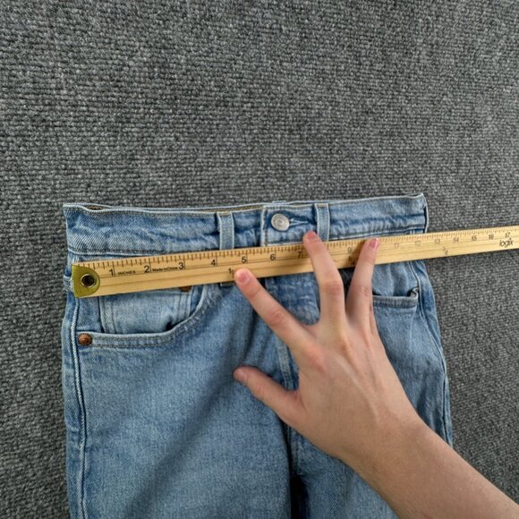 Levis Premium Women Jeans 501 S Button Fly Denim Big E Cotton 25x28 Ladies Light - Picture 14 of 16